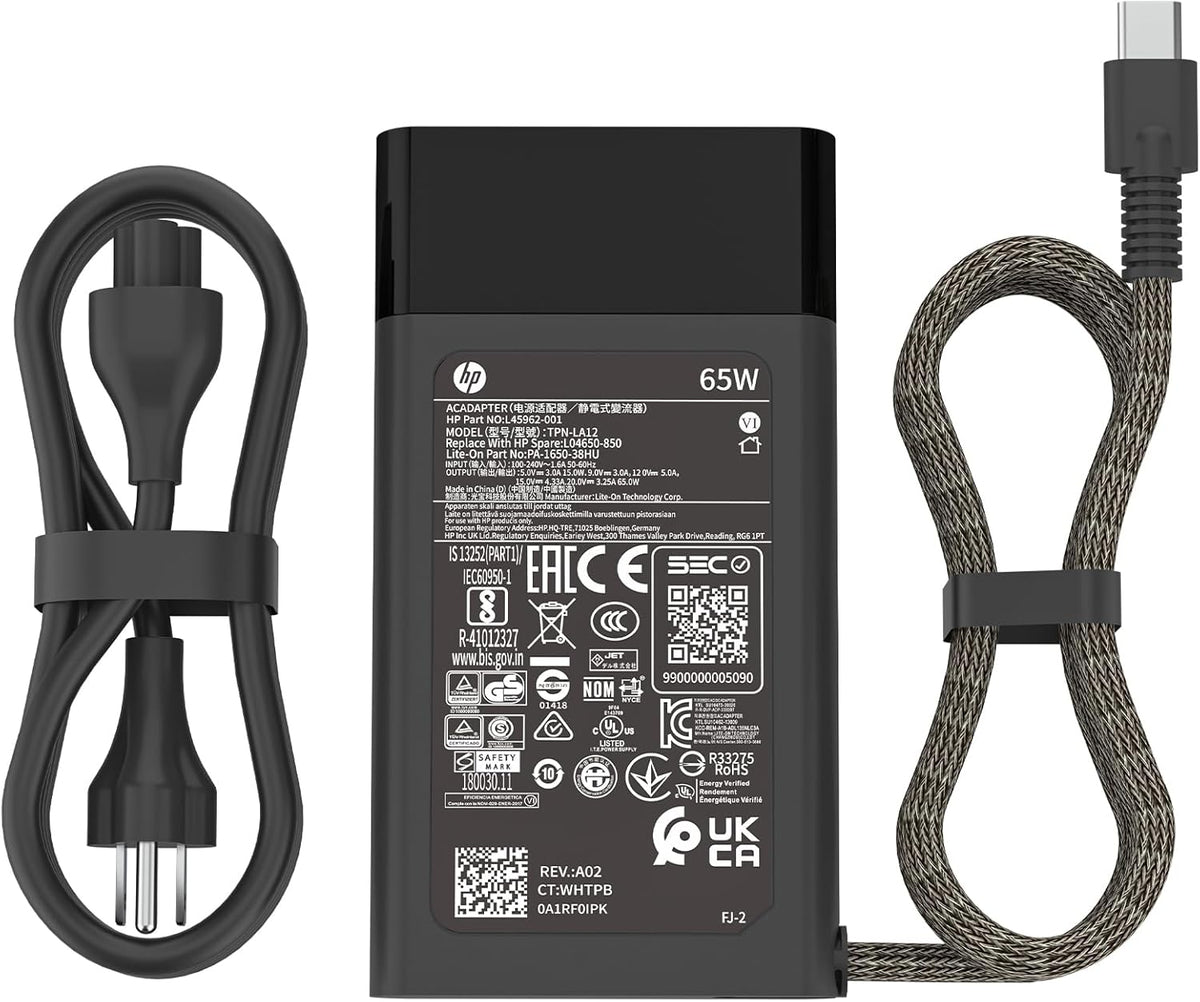 Genuine 65W hp envy x360 2-in-1 laptop 16-ac0013dx 16-ac0023dx