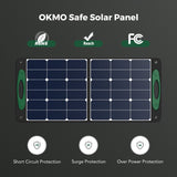 OKMO OS100 x2  Portable Solar Panel G1000/G2000 Portable Power Station Foldable Solar Charger