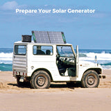 OKMO OS100 x2  Portable Solar Panel G1000/G2000 Portable Power Station Foldable Solar Charger