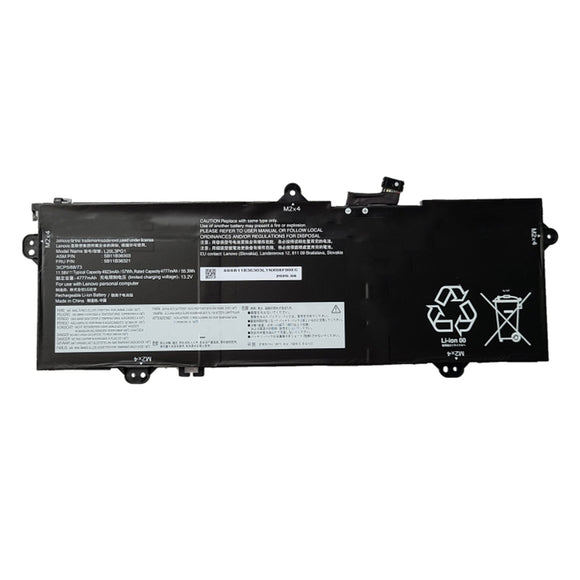 11.52V 11.58V 57Wh 3cell battery for Lenovo L20D3PG1 5B11B36301