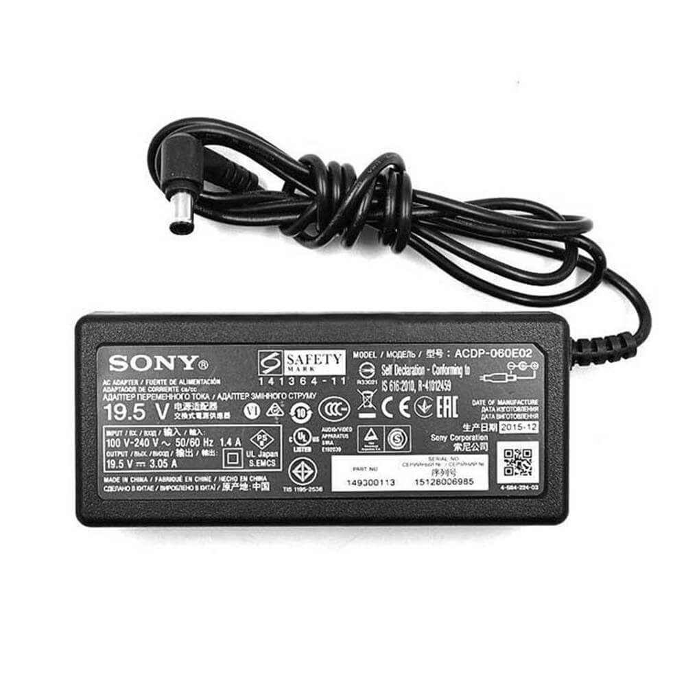 Genuine Max 60W Sony charger for Sony ACDP060S01 ACDP060S01 19.5V 3