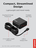 GaN Lenovo 65W USB-C Wall Adapter 2p 4x21l54608 gx21l58554 5A11J75648