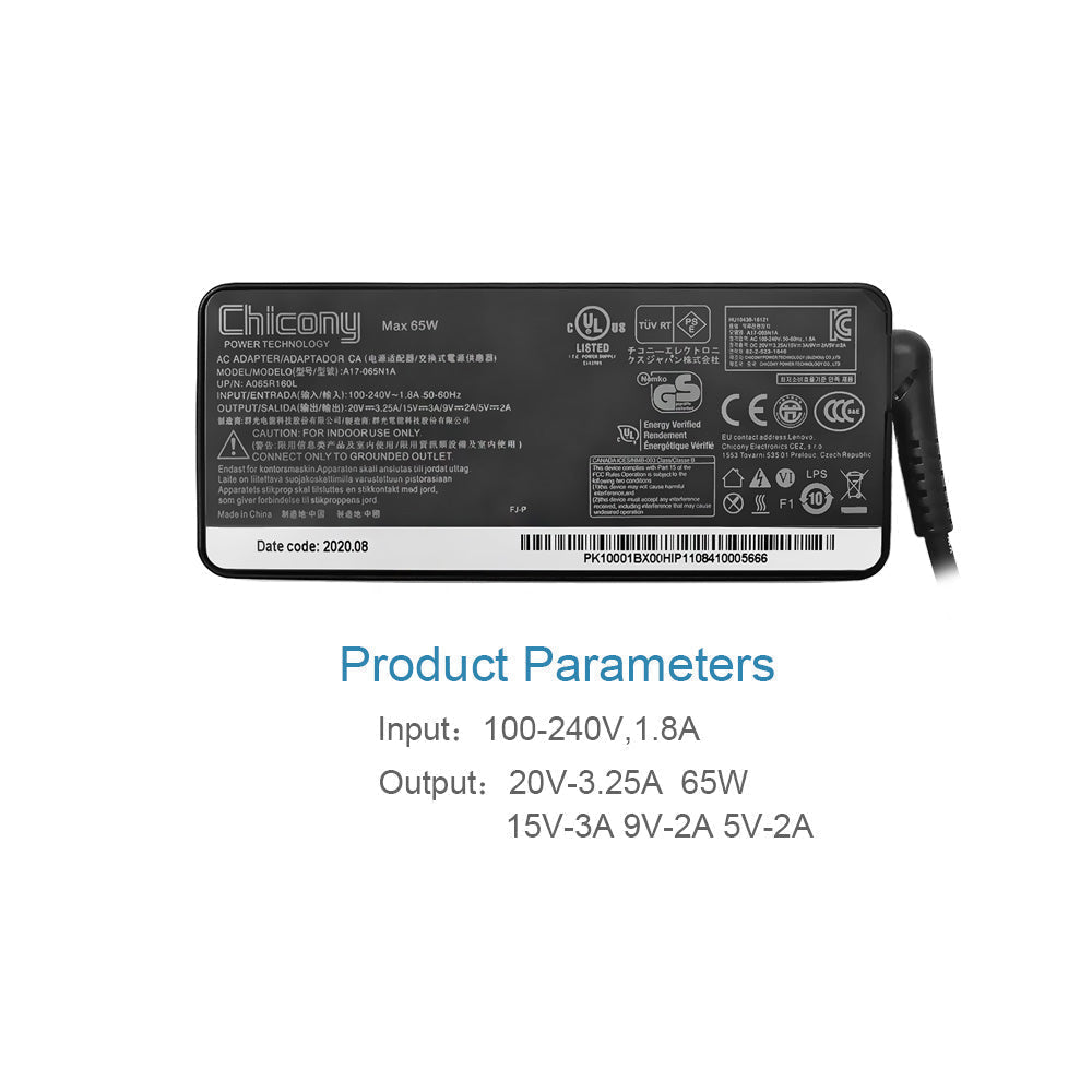 65w AC Adapter for nimo usb c pd laptop charger a869-200325c-us1