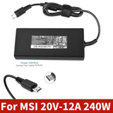 Msi MS-15F5 MS-15FK charger Genuine 240w