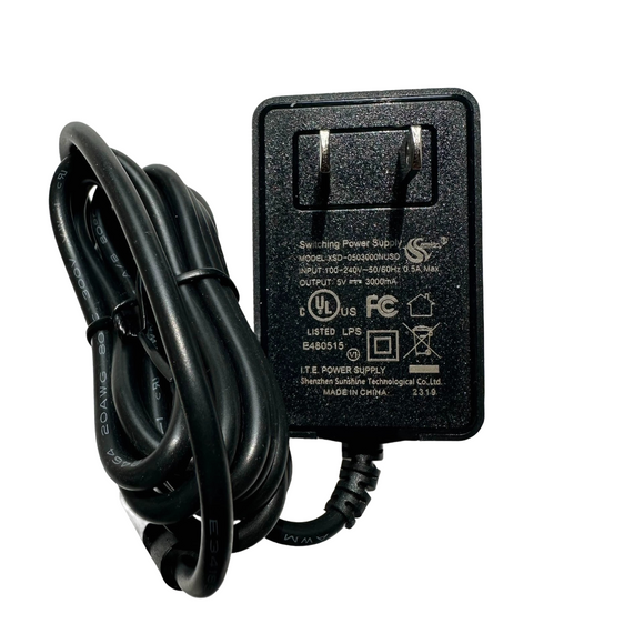 5V Power Cord for HUION Kamvas Pro 13 2.5K Power adapter