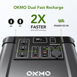 G2000 OKMO Portable Power Station 2000W 600000mAh 2220Wh Backup Portable Generator