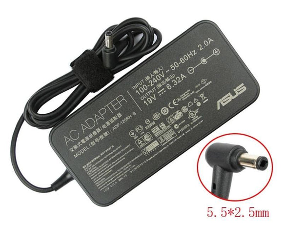 Genuine 120w Asus charger for Asus N50 N53 N55 19V 6.32A adapter power supply