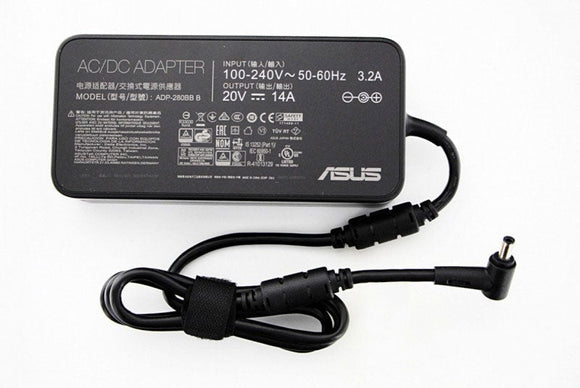 Genuine 280w Asus charger for ASUS ROG Zephyrus S gx701gw-db76 20V 14A 6.0*3.7mm AC adapter power supply