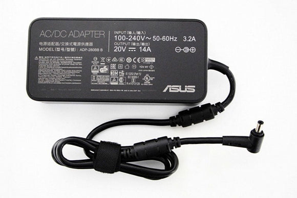 Genuine 280w Asus charger for Asus ProArt StudioBook Pro X w730g5t-xh99 20V 14A 6.0*3.7mm AC adapter power supply