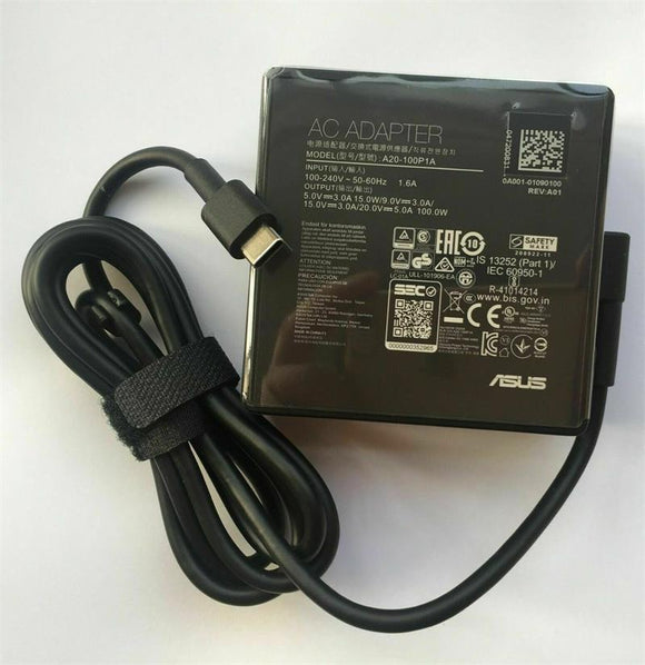 Genuine 100W Asus charger for ASUS ROG Zephyrus G14 GA401QM ga401qm-211.zg14 ga401qm-xs98q 20V 5A Type-C adapter power supply