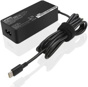 Genuine 65w USB-C Ac Adapter for Lenovo ThinkPad L13 20R3002HCA with 2 prong power cord