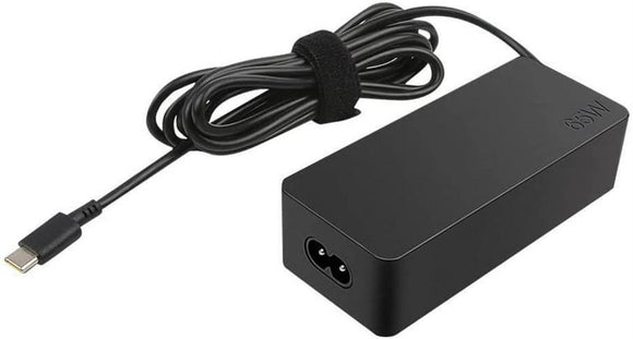 Genuine 65w USB-C Ac Adapter for Lenovo ThinkPad X13 Gen 2 20WK005KUS with 2 prong power cord