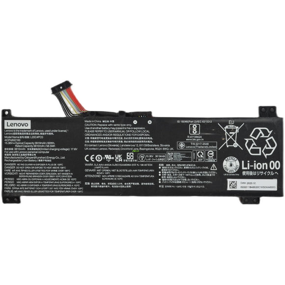 Genuine 60Wh 4cell laptop battery for Lenovo L20C4PC0 5B11B48827