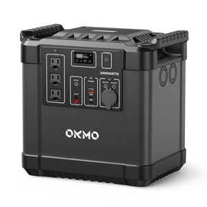 G2000 OKMO Portable Power Station 2000W 600000mAh 2220Wh Backup Portable Generator