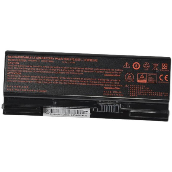 Genuine laptop battery for Sager np6856-s np6856