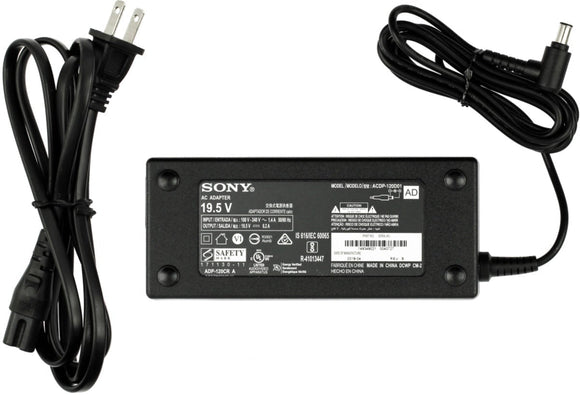 Genuine 120w Sony charger for Sony KDL-50W800B 19.5V 6.2A 2 prong AC adapter power supply