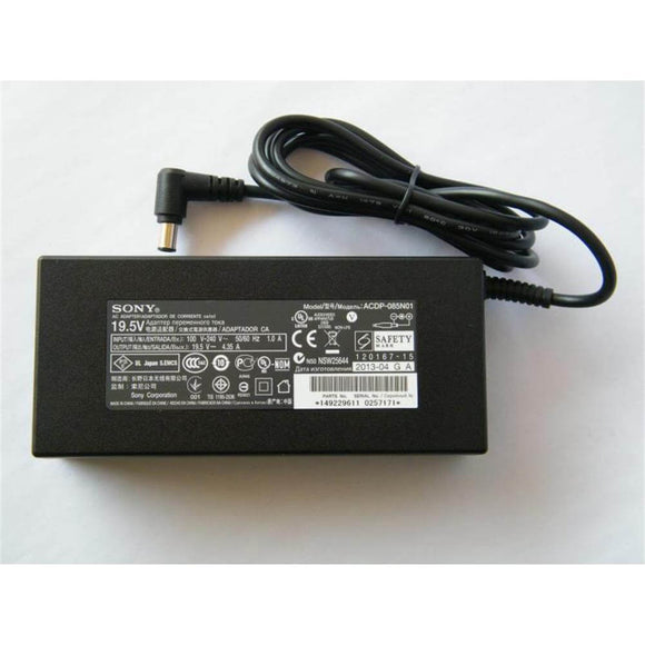 Genuine Max 85w Sony charger for Sony R4 W600B LED HDTV 19.5V 4.35a 4.36a 4.4a 2 prong AC adapter power supply