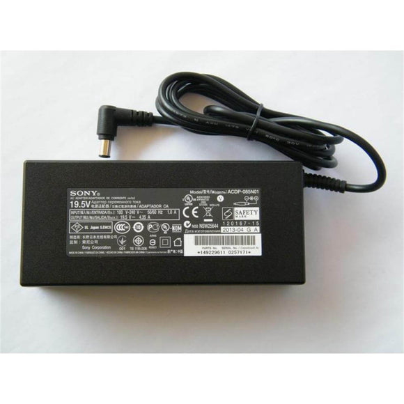 Genuine Max 85w Sony charger for Sony KDL-48R550C KDL48R550C 19.5V 4.35a 4.36a 4.4a 2 prong AC adapter power supply